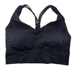 Black sports bra